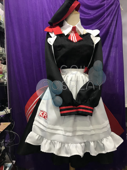 Noelle KFC Crossover Costume Genshin Impact Cosplay