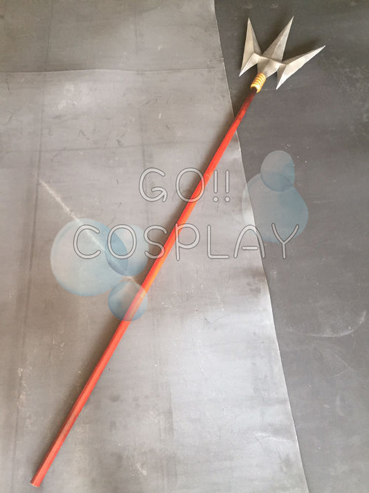 One Piece Charlotte Katakuri Trident Mogura Cosplay Prop