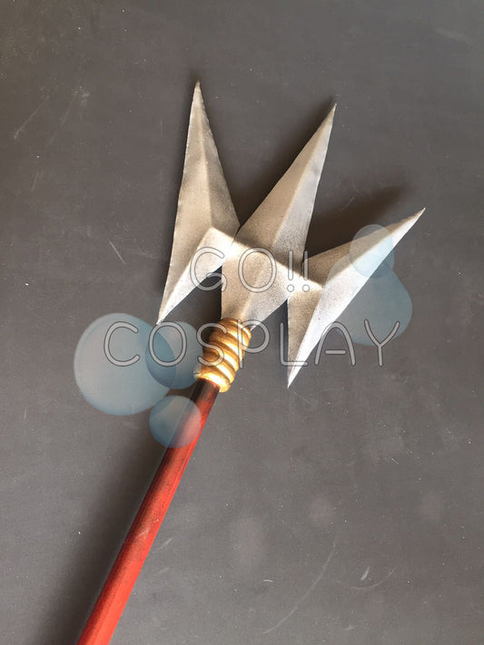 One Piece Charlotte Katakuri Trident Mogura Cosplay Prop