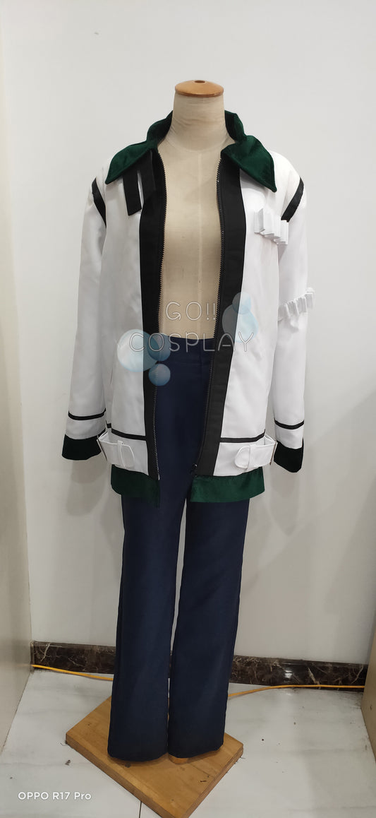 One Piece White Hunter Smoker Cosplay Costume