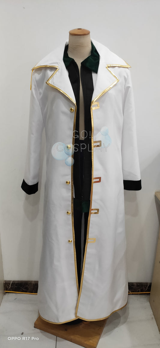 One Piece White Hunter Smoker Cosplay Costume