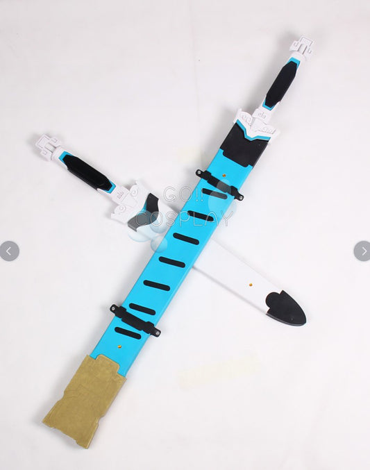 Overwatch Genji Skin Baihu Replica Swords Cosplay Props