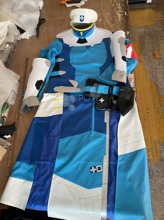 Customize Overwatch Mercy Skin Combat Medic Ziegler Cosplay Costume