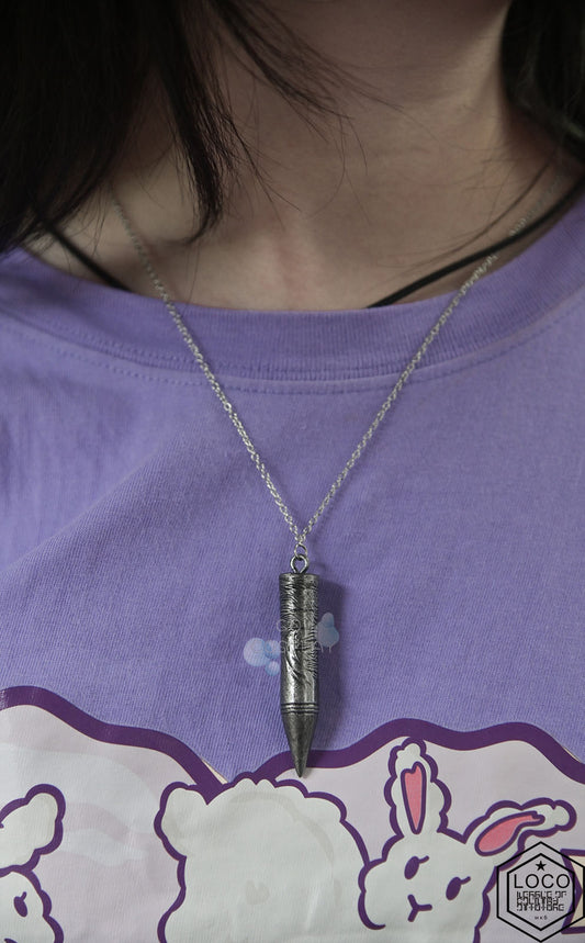 Quicksilver Bullet Pendant Necklace Bloodborne