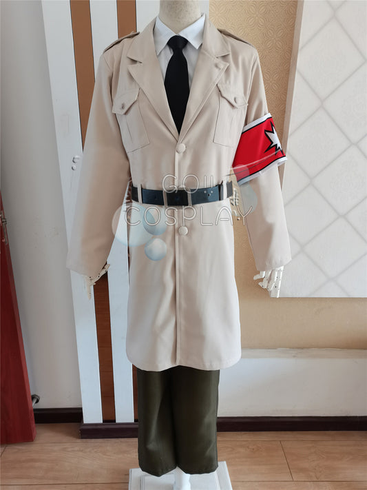 Reiner Marley Uniform Attack on Titan Cosplay