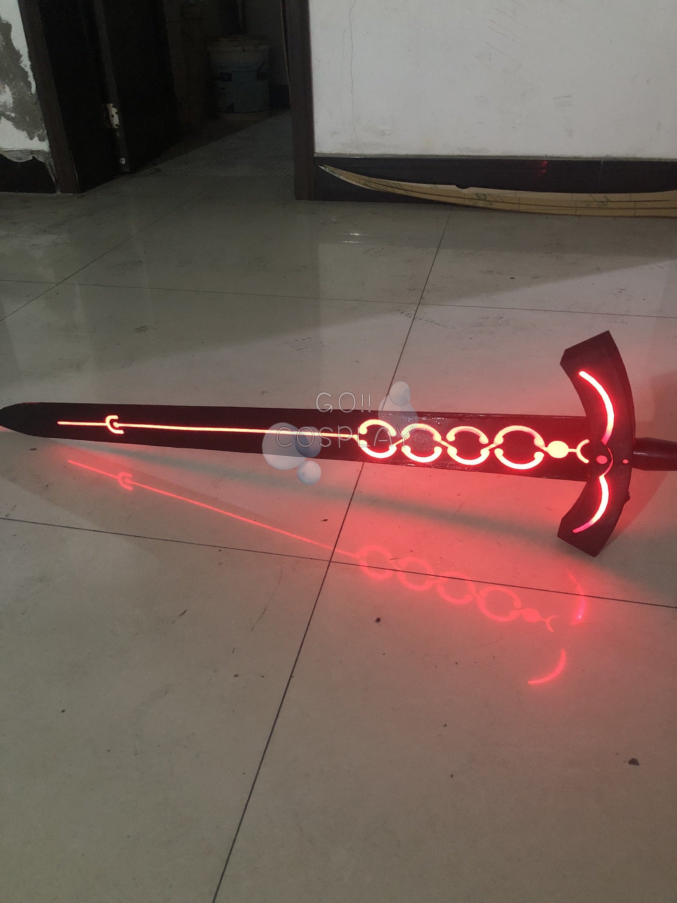 Fate/stay night Saber Alter Glowing Sword Black Excalibur Morgan Replica