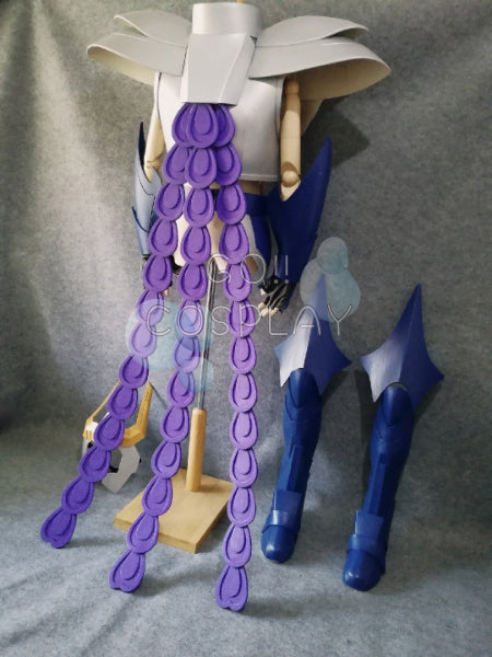 Saint Seiya Ikki Saint Cloth Purple Shoes Cosplay Boots