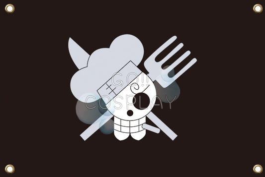 Sanji Personal Jolly Roger Flag for Sale