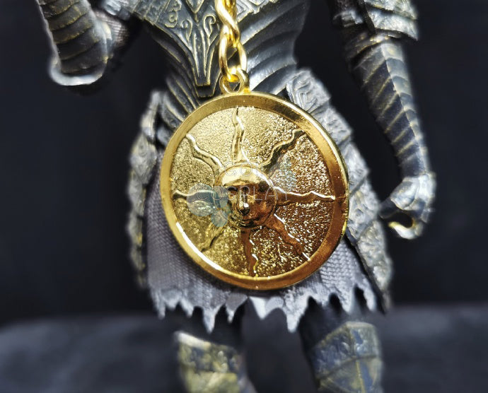 Dark Souls Warrior of Sunlight Medal Keychain