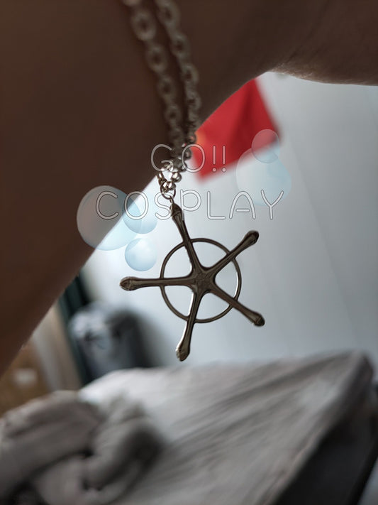 Uryu Pentacle Cross Ginrei Kojaku Bracelet Bleach Cosplay Accessory