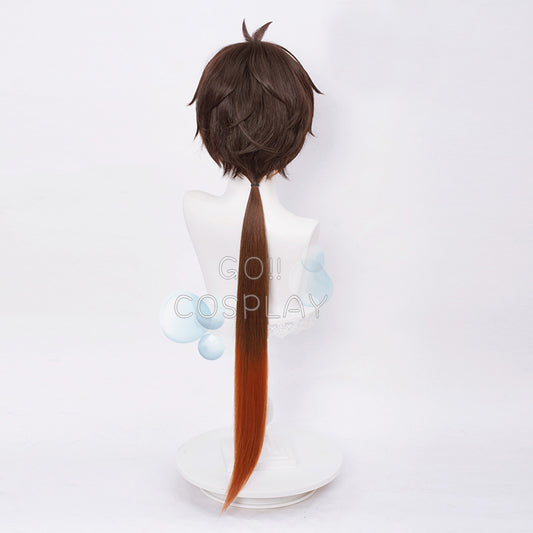 Zhongli Cosplay Wig