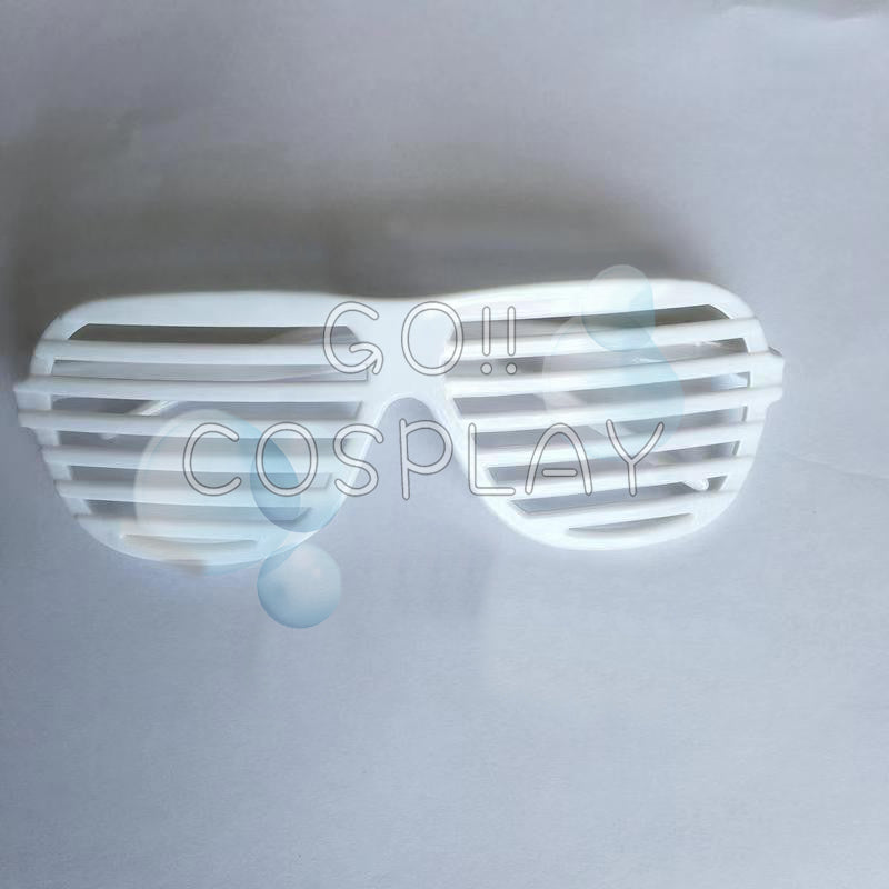 Paripi Koumei Zhuge Kongming Plastic Shutter Glasses Shades Sunglasses Eyewear Party Props for Sale