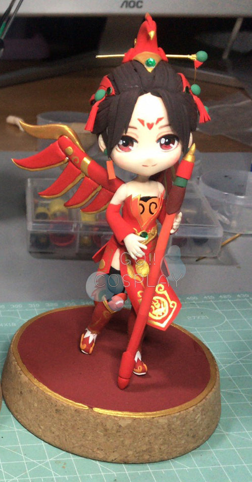 Zhuque Mercy Custom Chibi Figure Overwatch